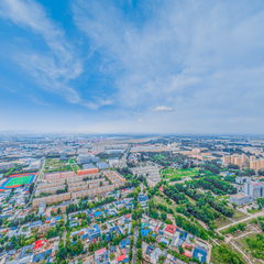 伊宁市全域旅游手绘地图VR全景语音导航